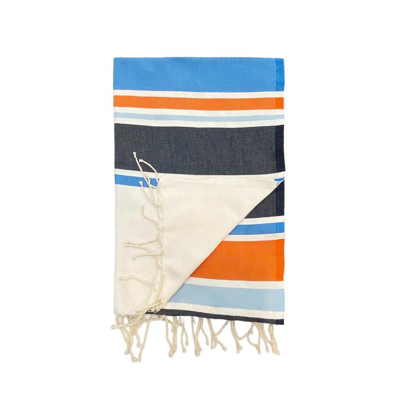 Fouta  tradicional Helios 100x200 190g/m² azul