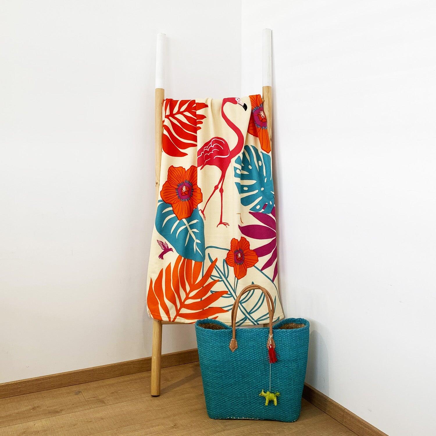 Toalla de playa de microfibra para niños - Lindy - 70x140cm - 250g/m² 2/4