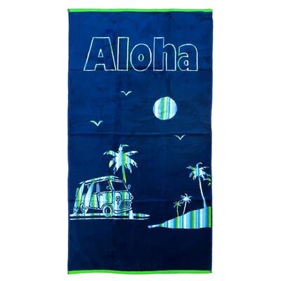 Telo mare Jacquard Vany 75x150 400 g/m² blu marino