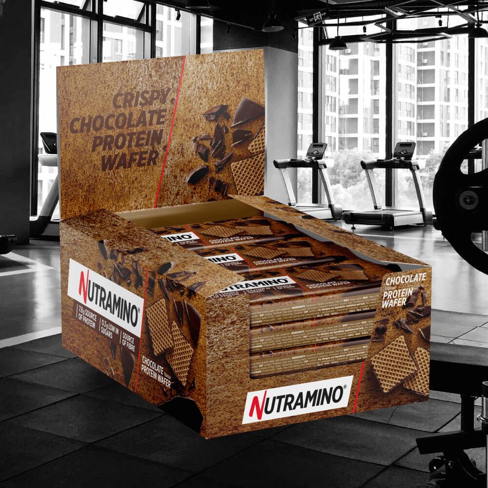 Wafer proteici - Protein Wafers - Cioccolato Confezione da 12 5/5