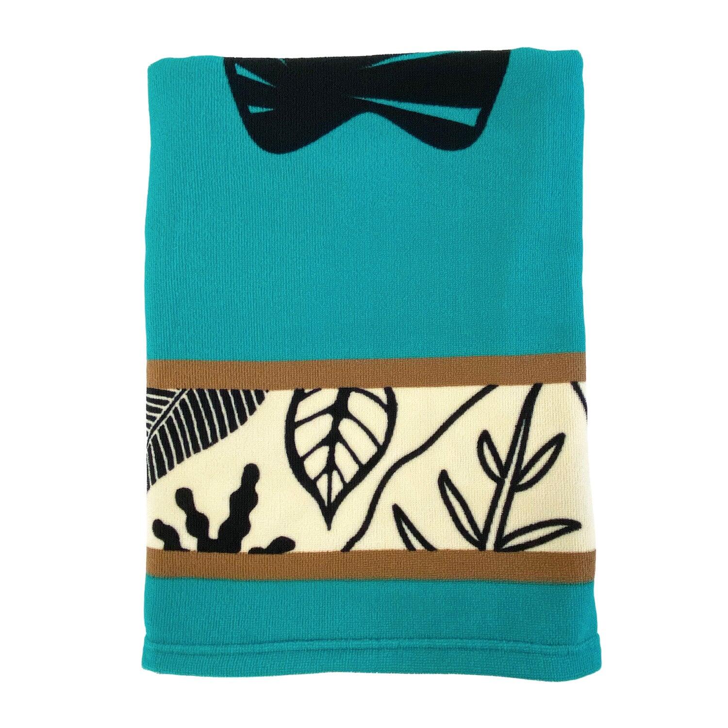 Strandhanddoek Microvezel Blauw 90x170 250g/m² - Brisbane 4/4