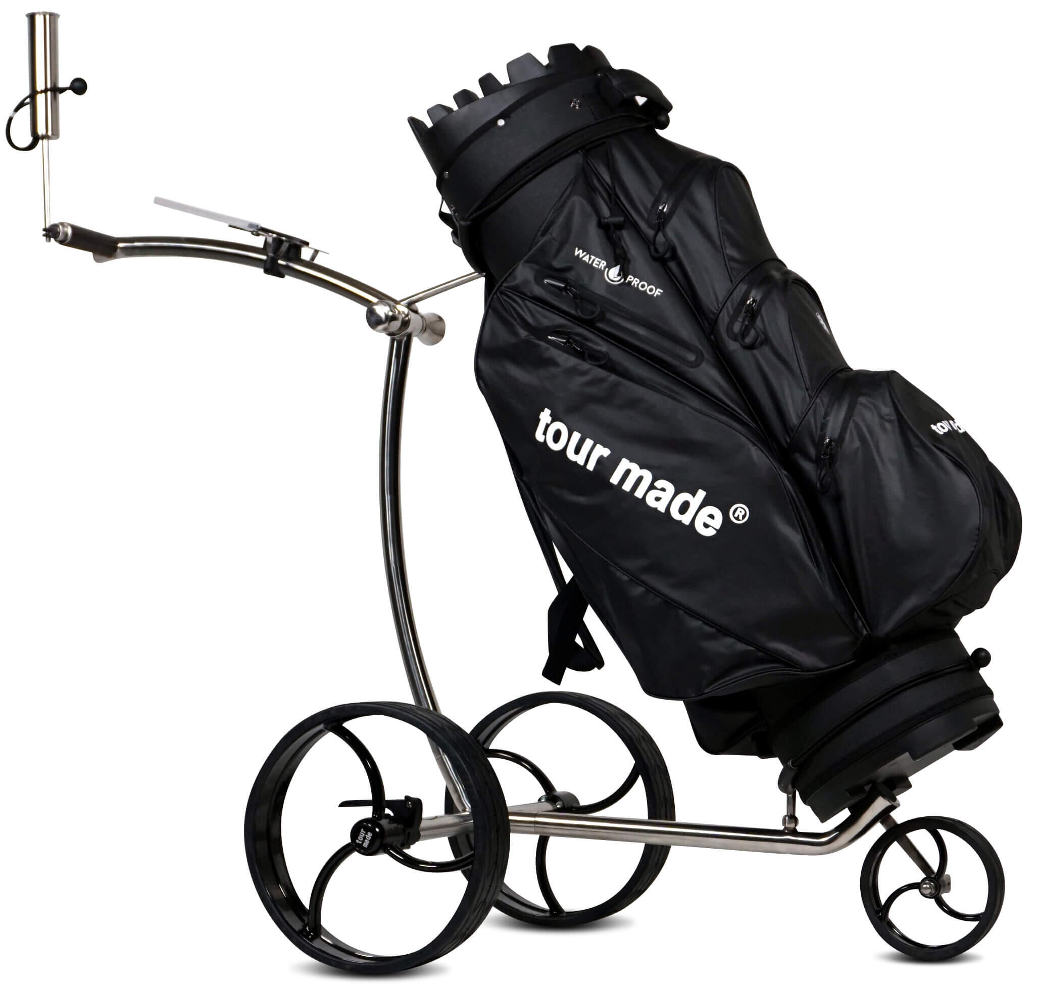 RT-210SX roestvrijstalen duwgolftrolley 4/7