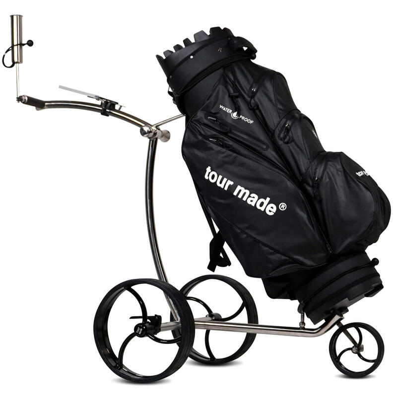 RT-210SX Chariot de golf en acier inoxydable Push