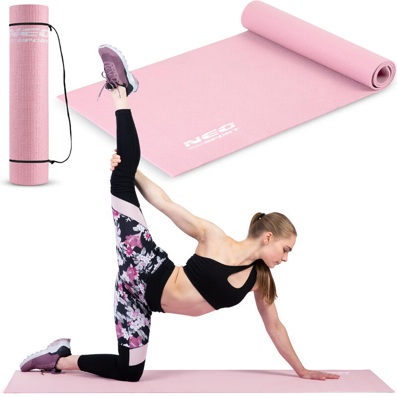 Tappetini Yoga adulto Neo-Sport, Rosa