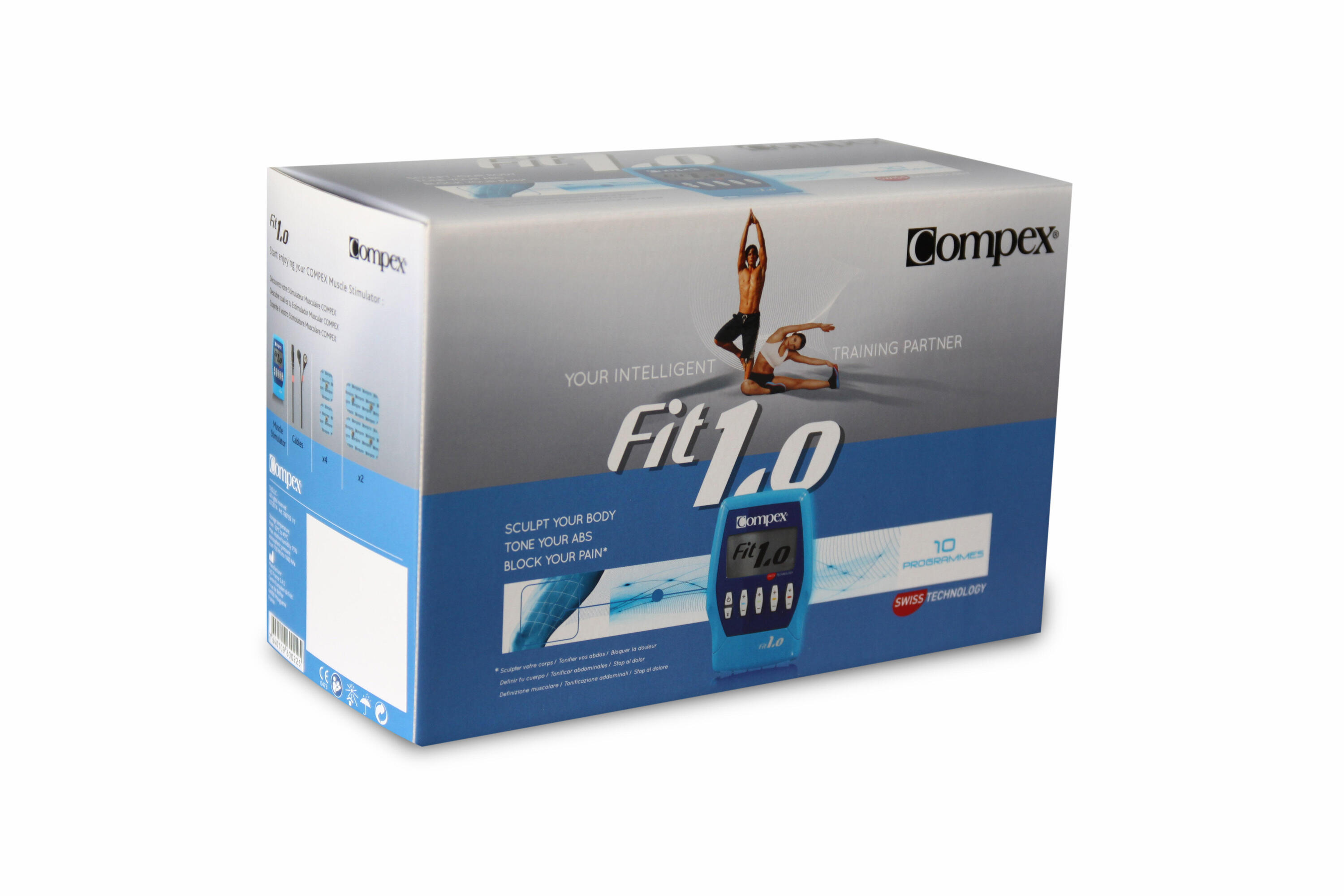 Compex Fit 1.0 Muscle Stimulator To Sculpt & Tone 4/8