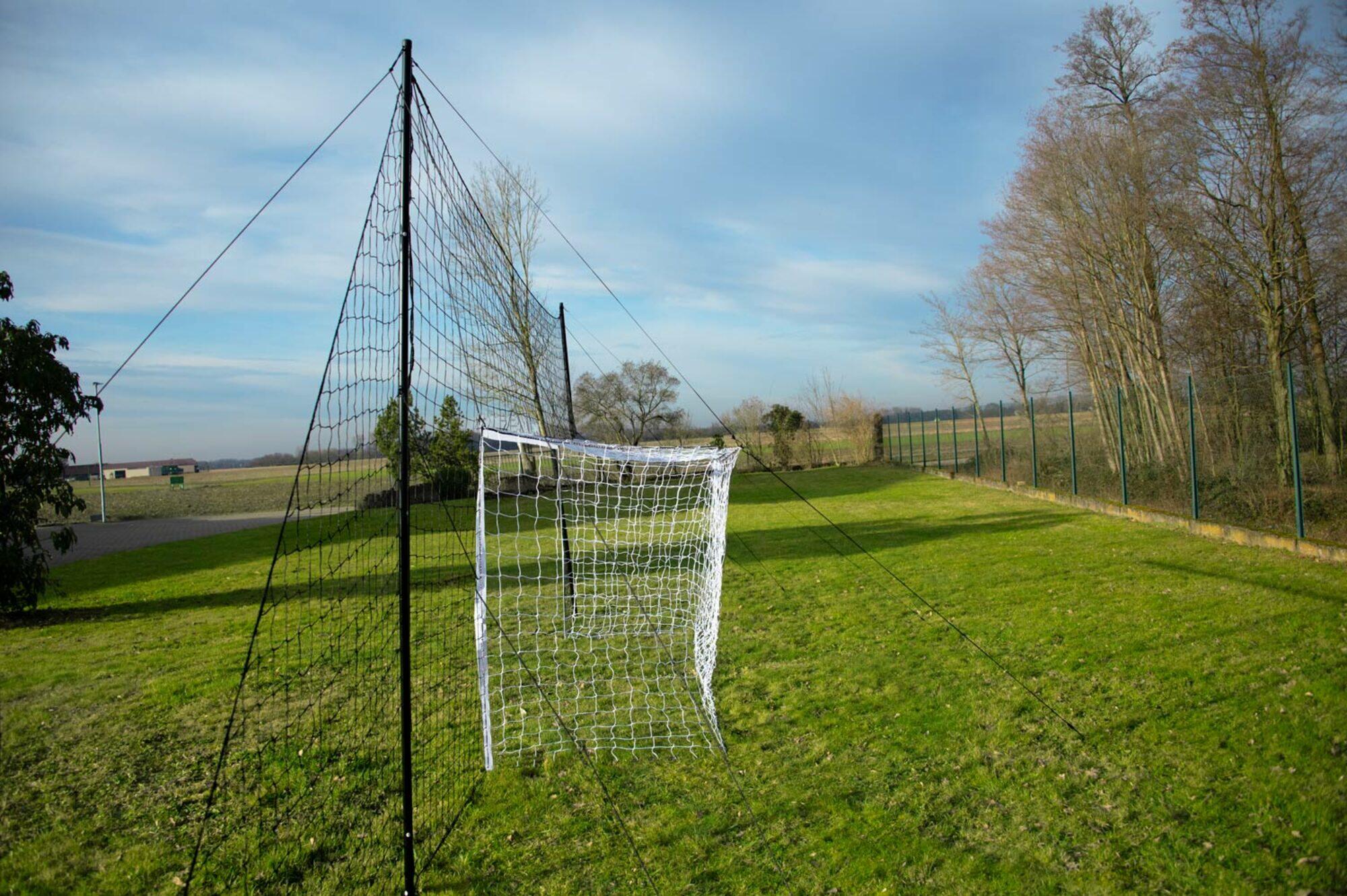 Porta da calcio 3,7 x1,8 m (con rete di protezione integrata 6,5x3 m) 3/7