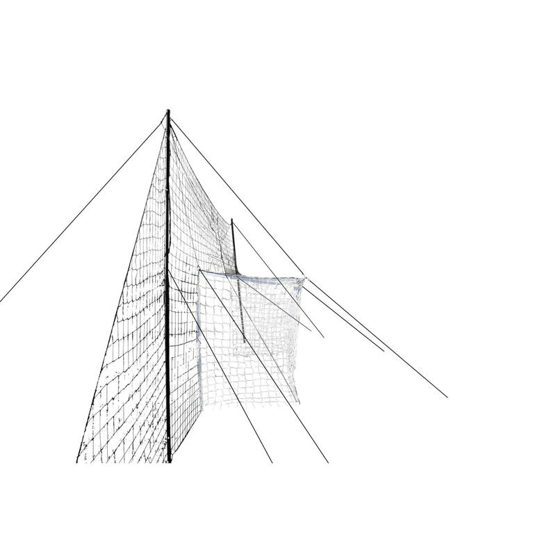 Portería de fútbol de 3,7 x 1,8 m (con red de protección integrada de 6,5 x 3 m)