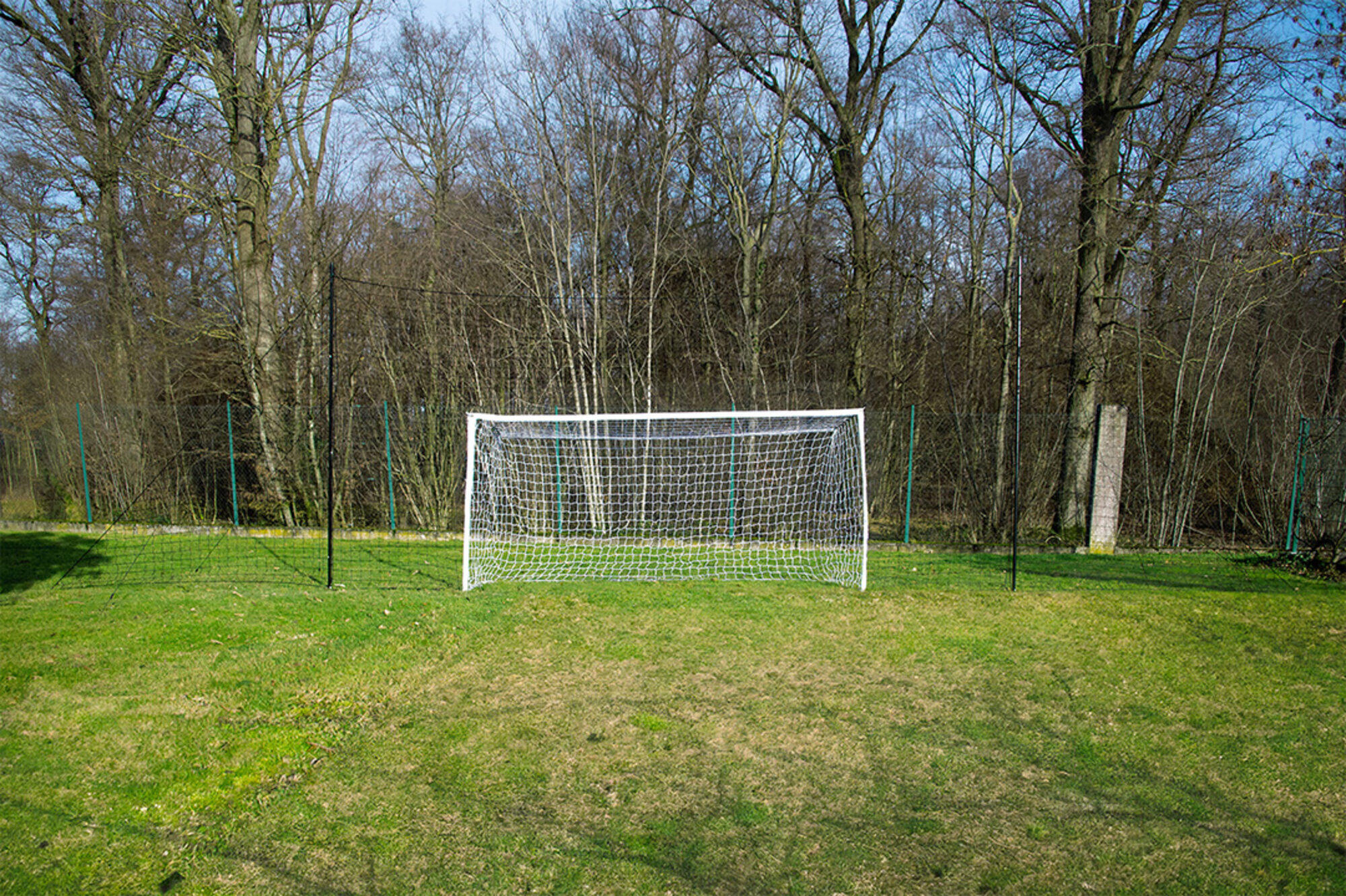 Porta da calcio 3,7 x1,8 m (con rete di protezione integrata 6,5x3 m) 2/7