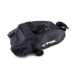 Bolsa Sillín Ciclismo Trasera Tkx Impermeable 1,5L Negra