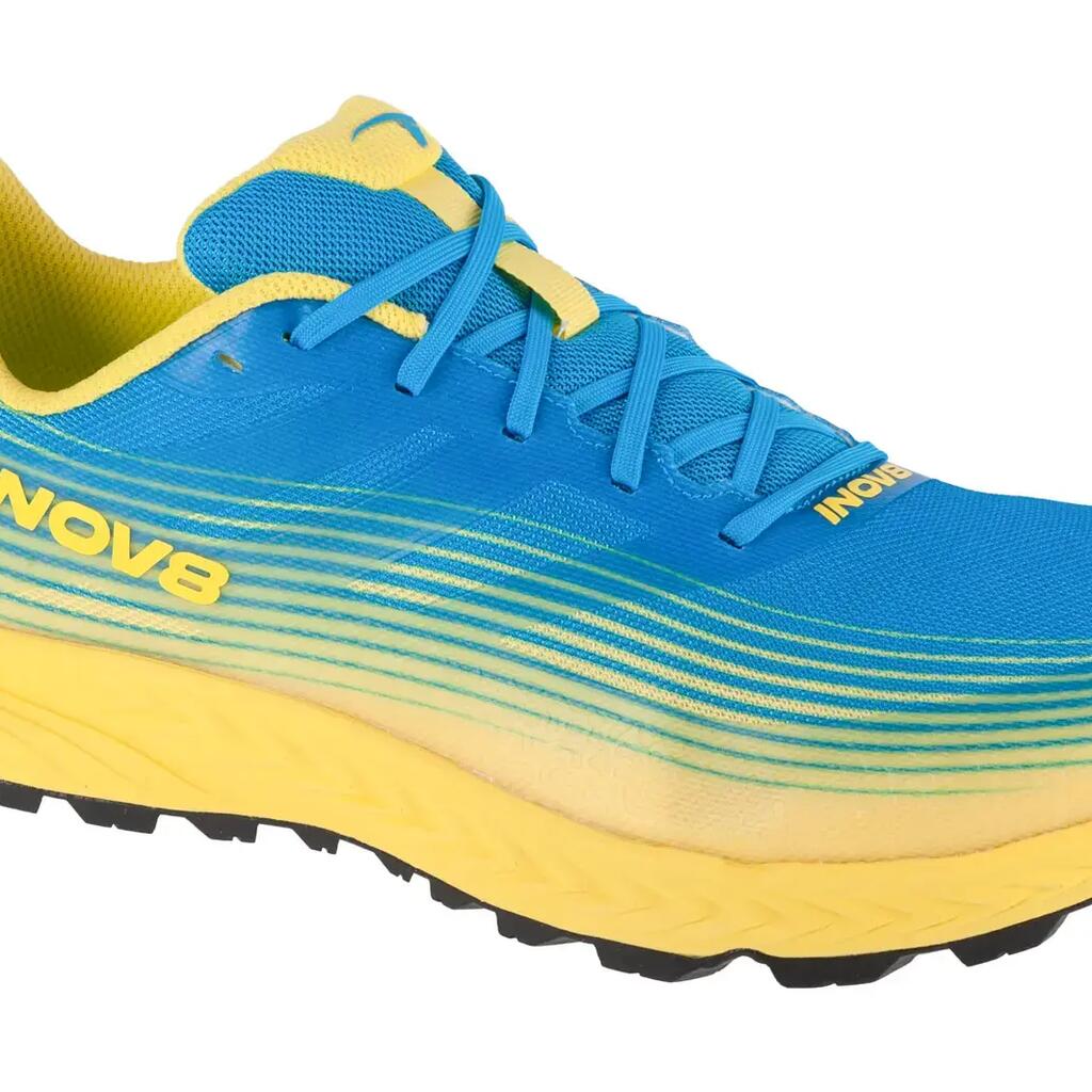 Inov-8 Trailfly Blue/Yellow Mens Running Shoes (Wide Fit)