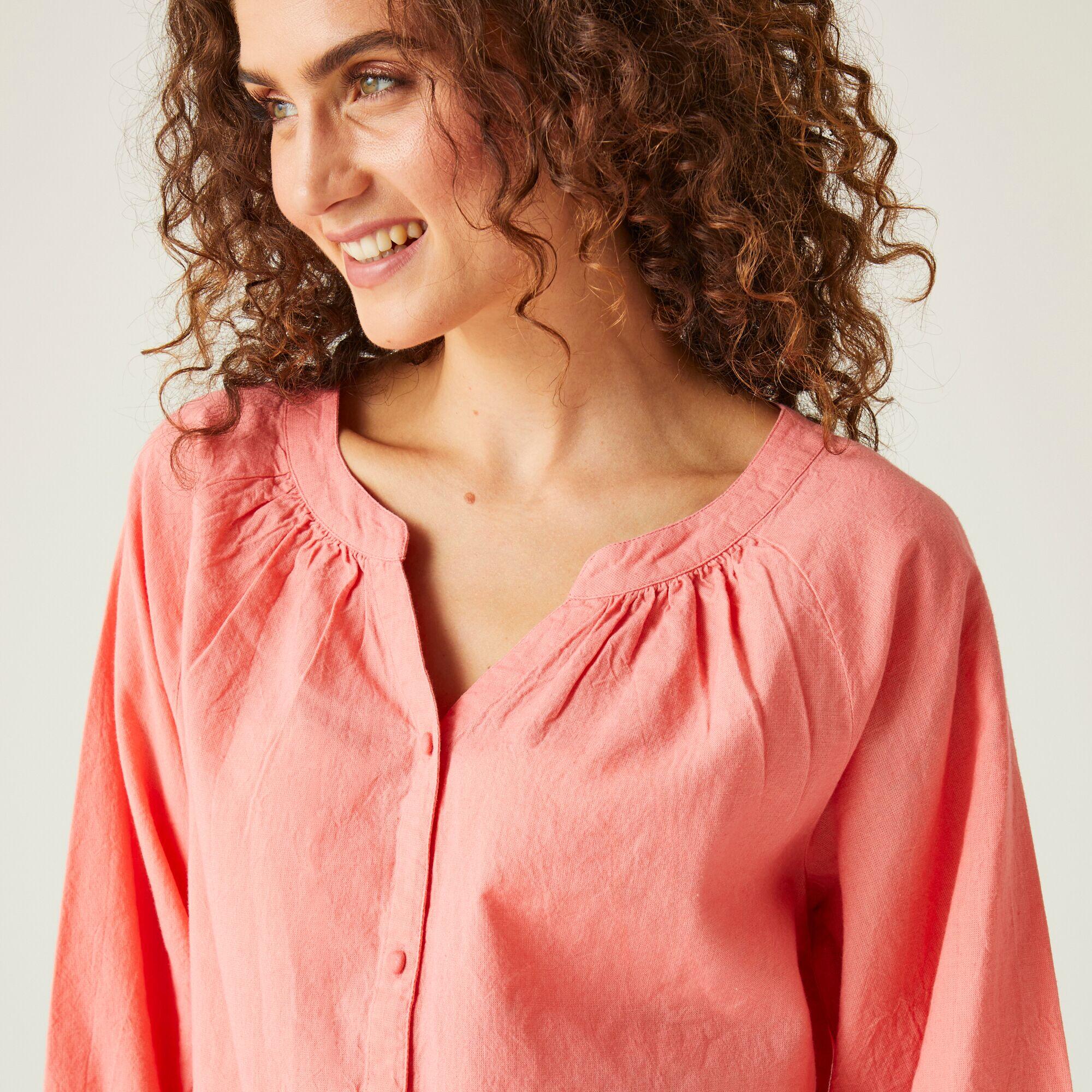 Camicia stampata a tinta una abbottonata a manic... - Vicedeal