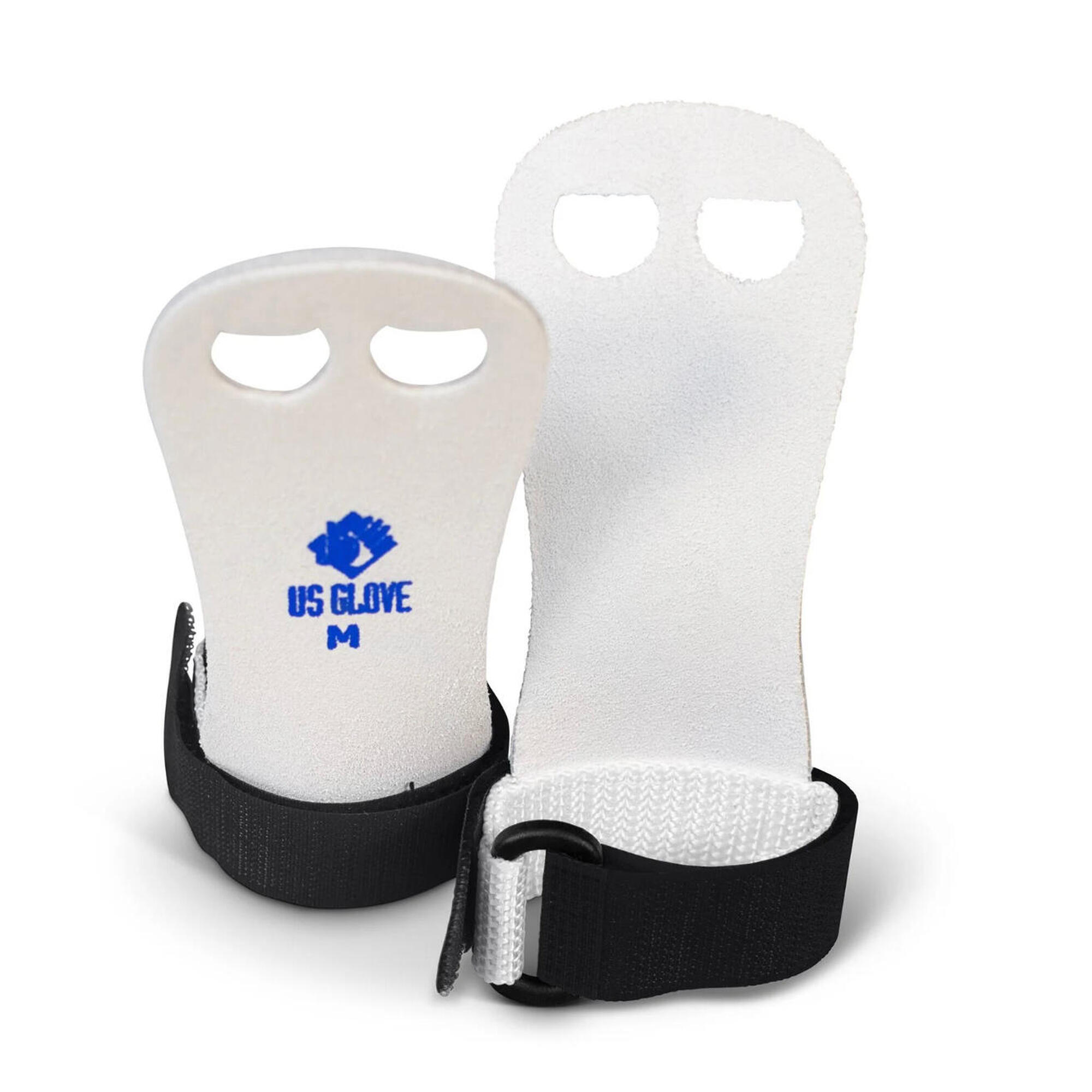 Usg - Poignées De Gymnastique En Cuir - Série Arc-en-ciel - 1 Paire - Manique - Noir - 48 Xl - Decathlon