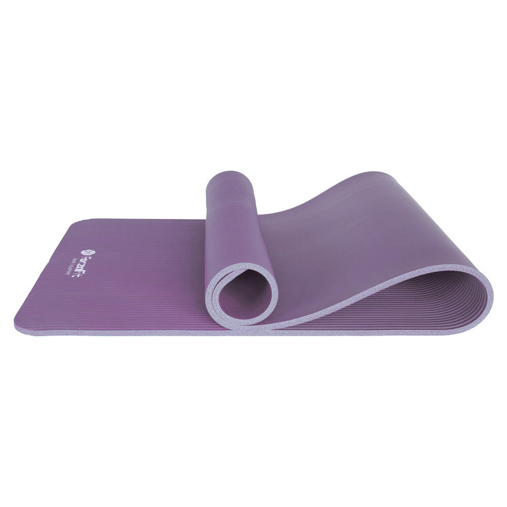 Tapis de yoga IVOL avec sangle de transport - Extra épais (10 mm) - Violet 2/5
