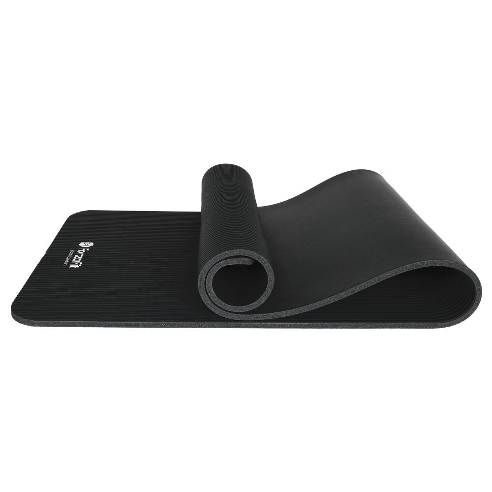 Tapis de yoga IVOL avec sangle de transport - Extra épais 10 mm - Noir 2/5