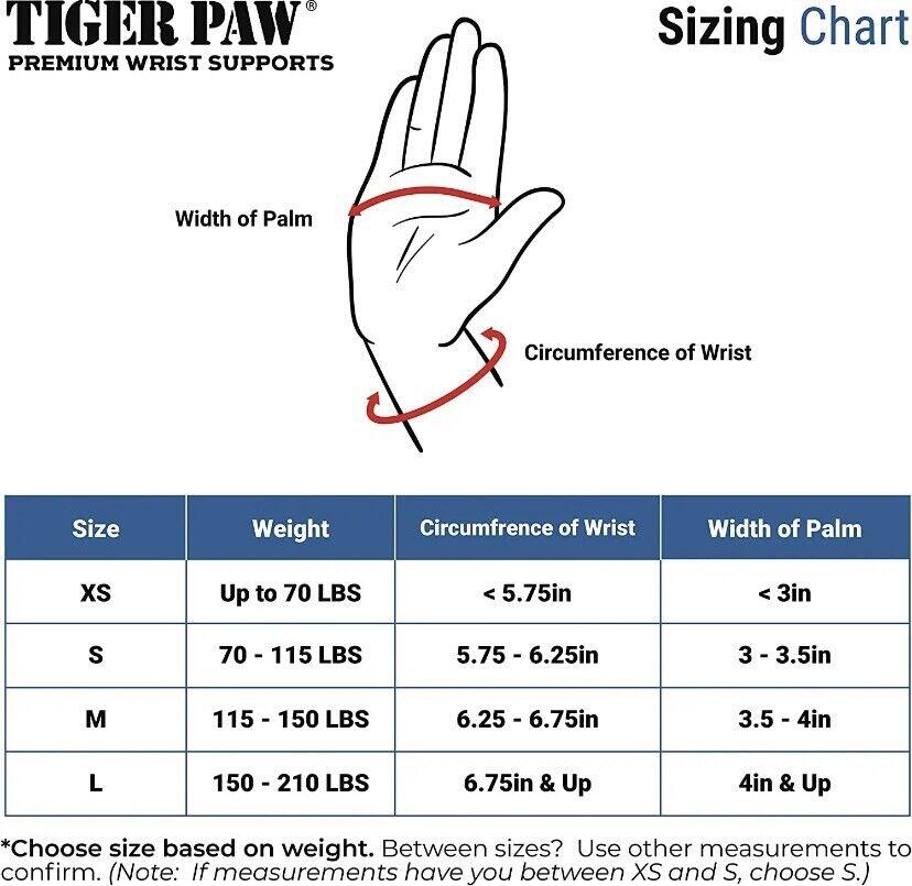 Muñequera Gimnasia – Tiger Paws - Ajustable - Cuero 2/4