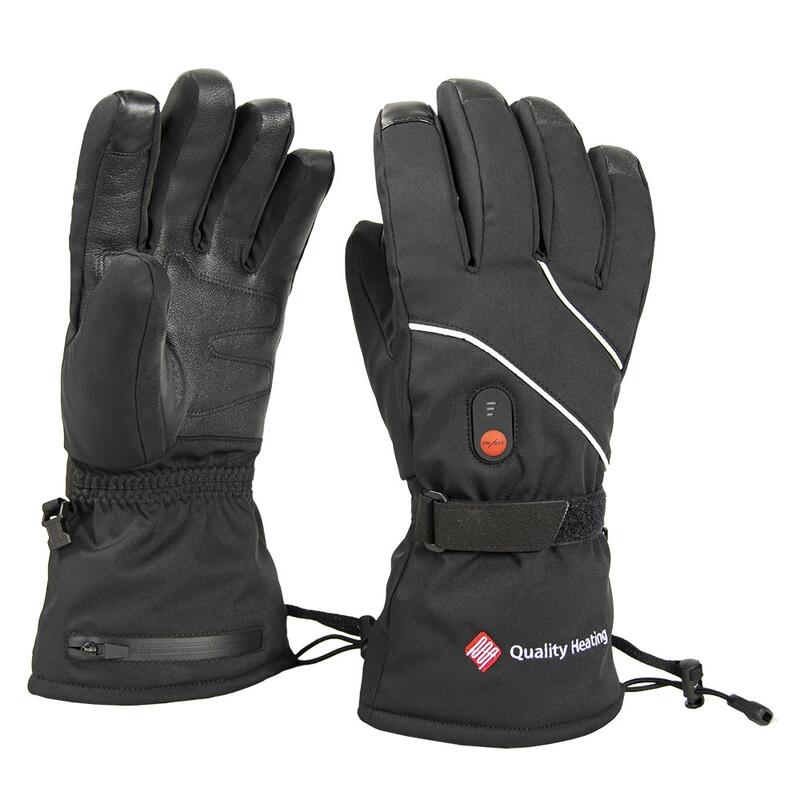 Gants chauffants L - Cuir