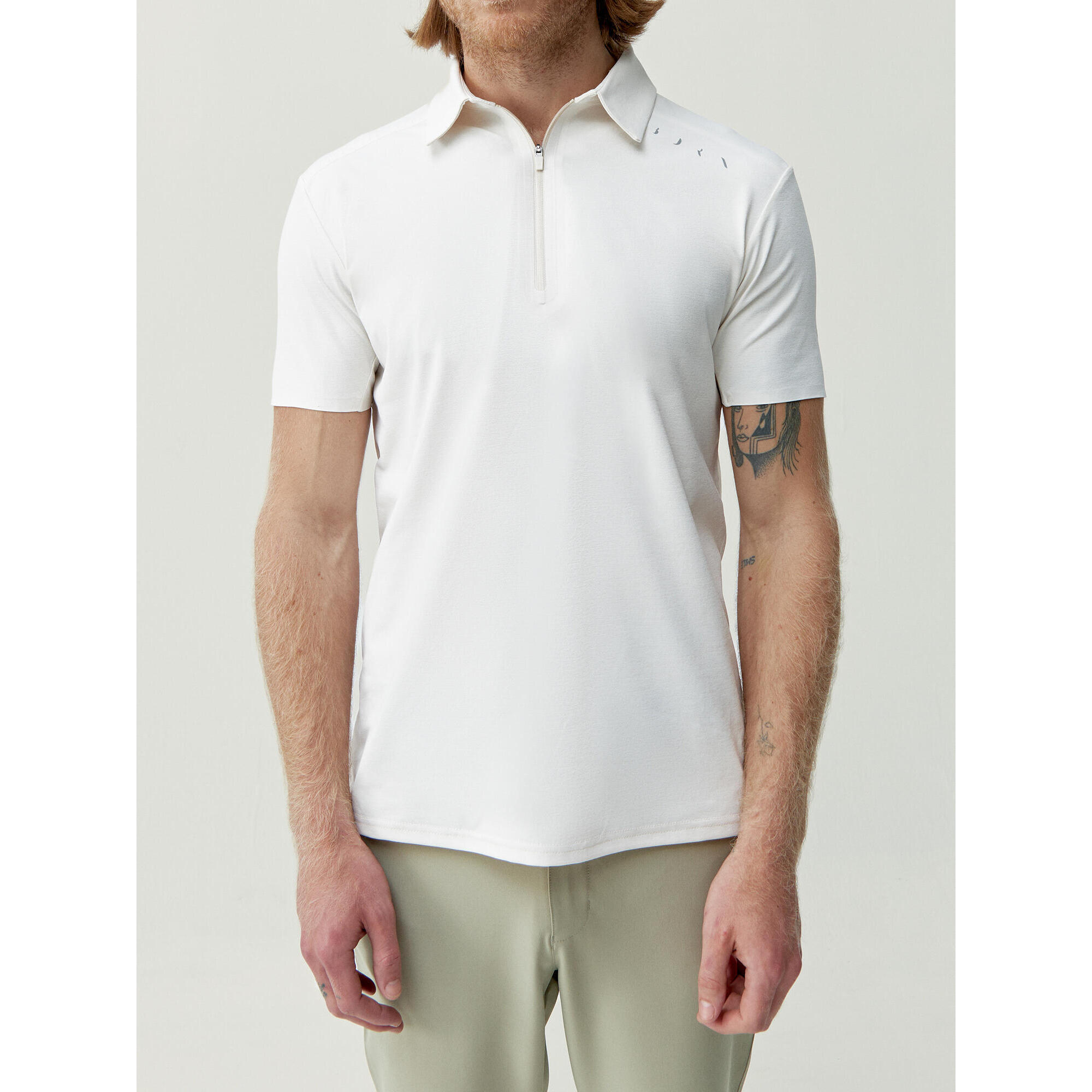 Born Living Yoga - Polo De Sport Pour Hommes Kariba Born Living Yoga - T-shirt Manches Courtes - Blanc - 40 M - Decathlon