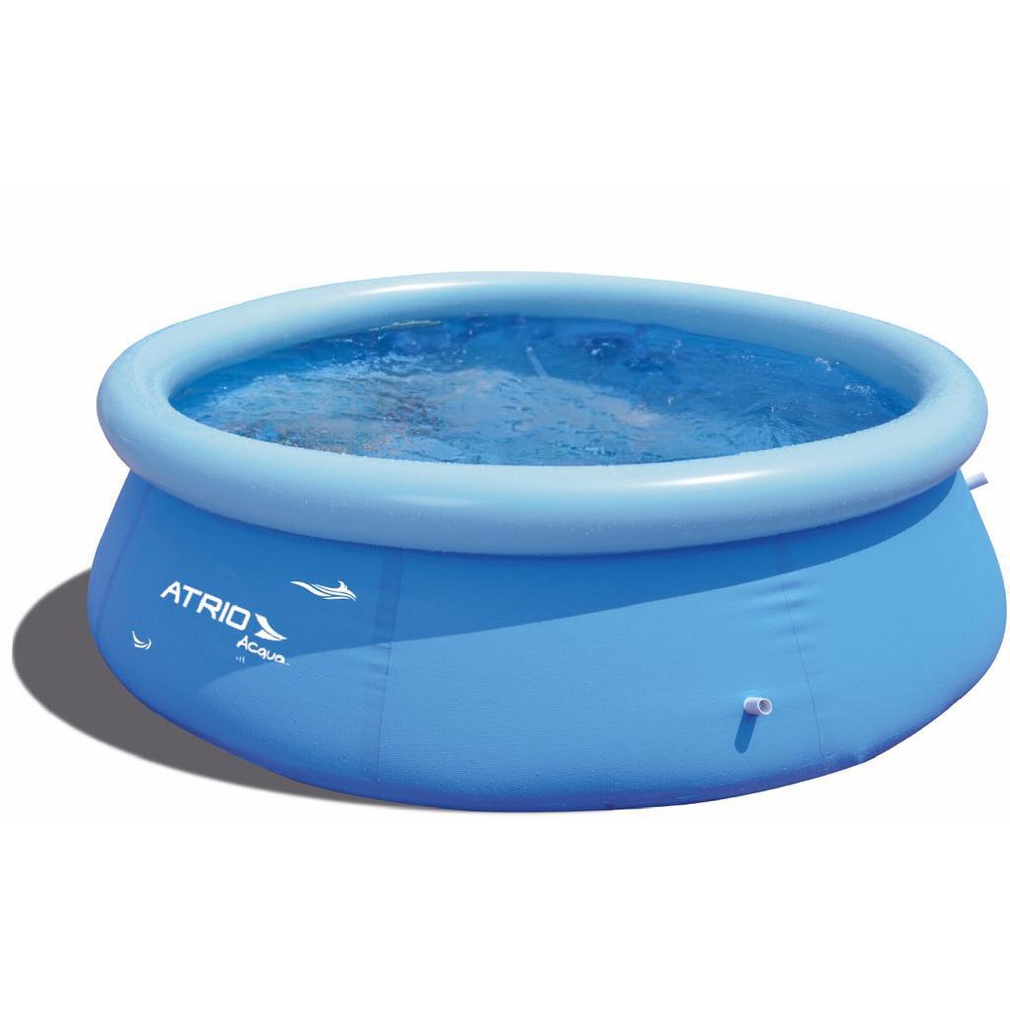 PISCINA REDONDA INSUFLÁVEL ATRIO 1000L + 3 ANOS - 1,68X 0,51M