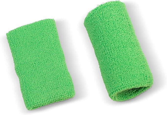 USG Katoenen Zweetband - Polsband - Lime Groen