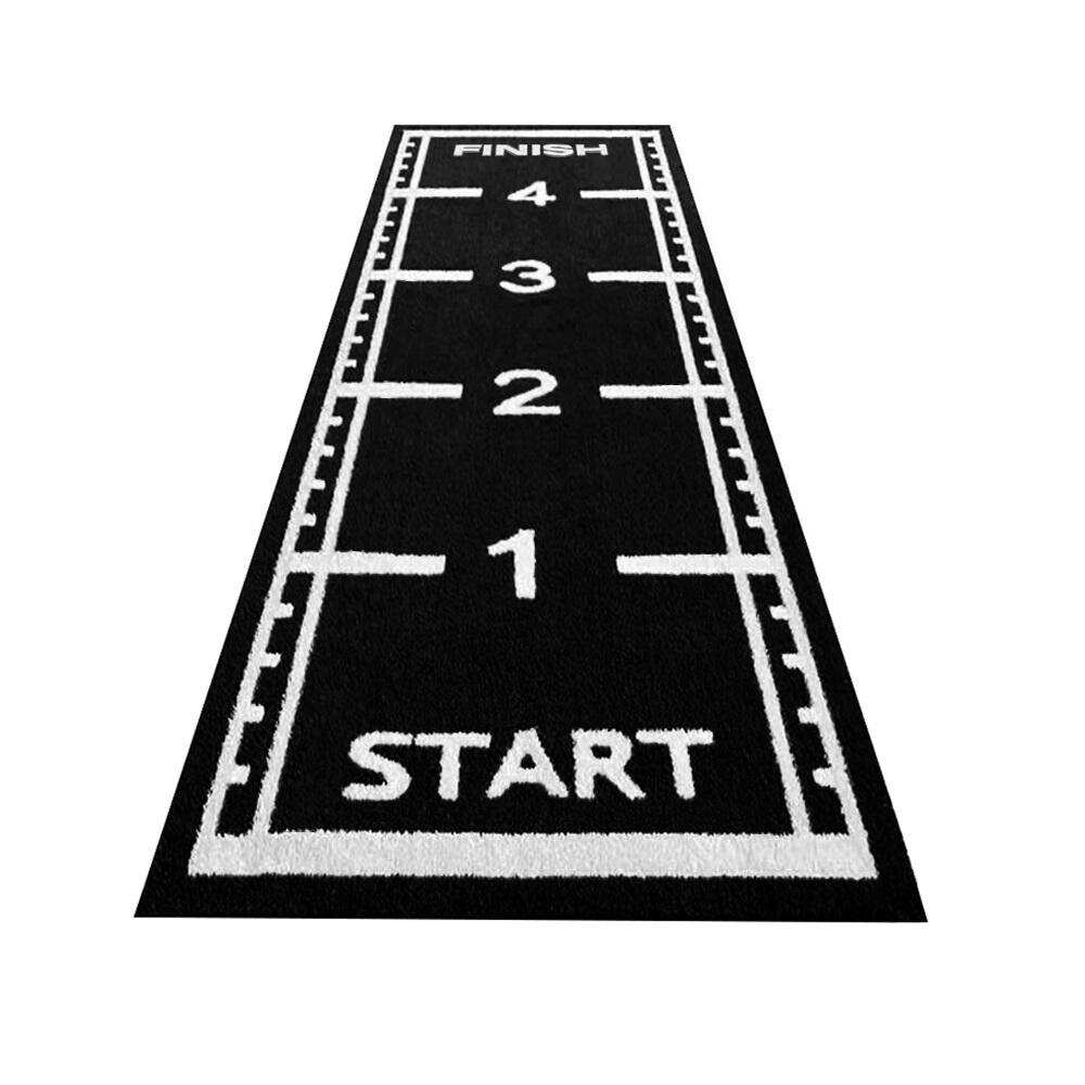 Pista de sprint grama artificial - 5 x 1,5 metros - preto