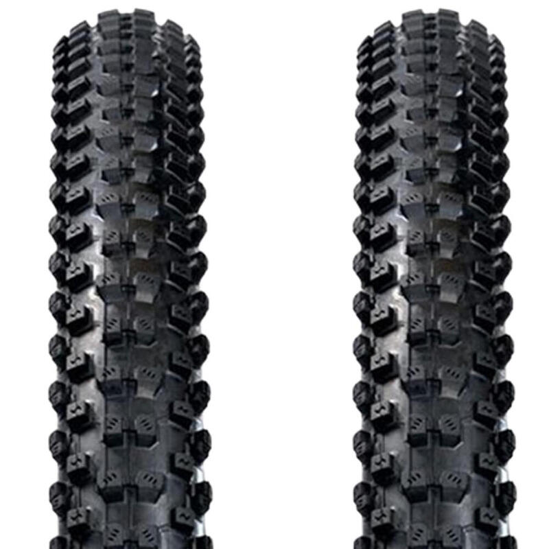Pack de 2 pneus de bicicleta MTB 29x2,25 tachas pretas