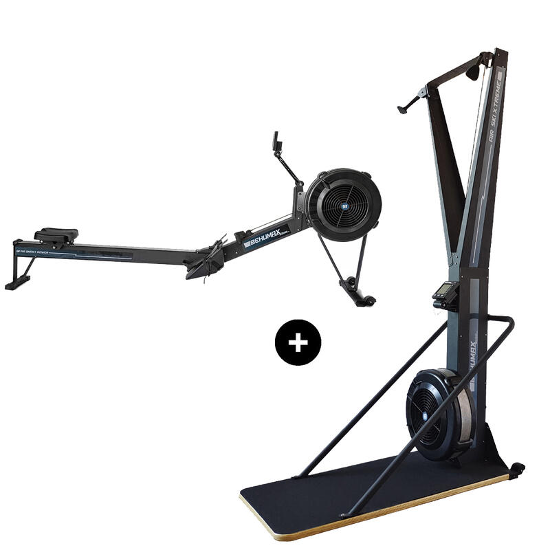 Máquina de remo Air Smart Rower + Máquina de SKI Air Ski Xtreme