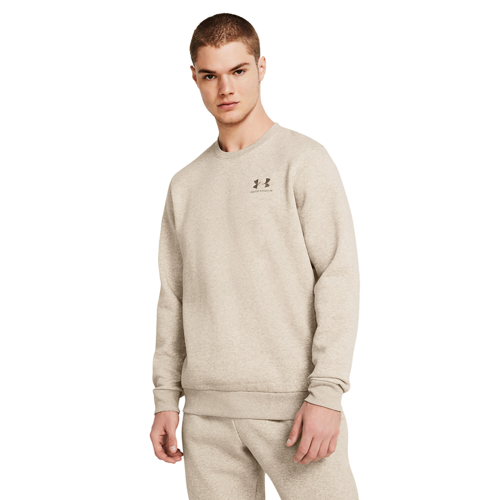 UNDER ARMOUR Under Armour Essential fleece herensweater met ronde hals