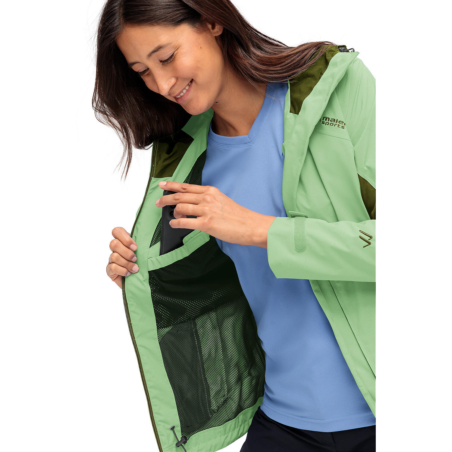 Veste à capuche femme Maier Sports Partu Rec 3/3