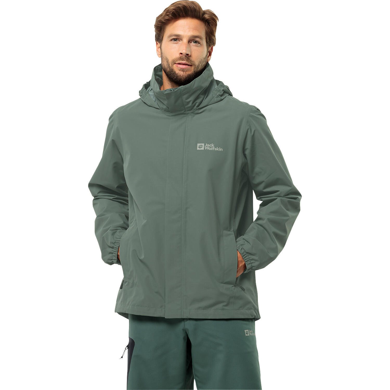 Jaquetas universal para homens / masculino Jack Wolfskin Stormy Point 2/4