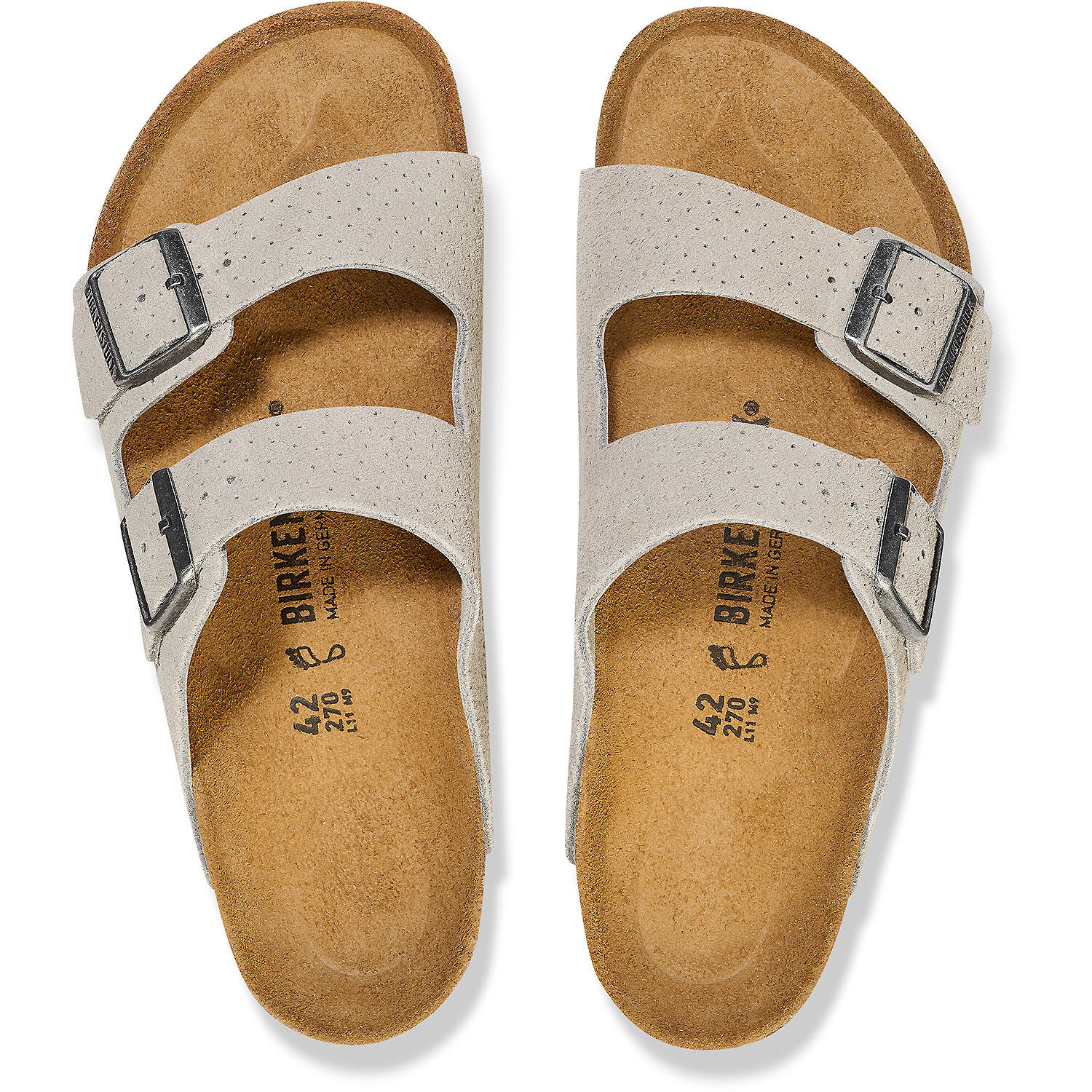 Sandale arizona en suede perforé pour adulte 6/6