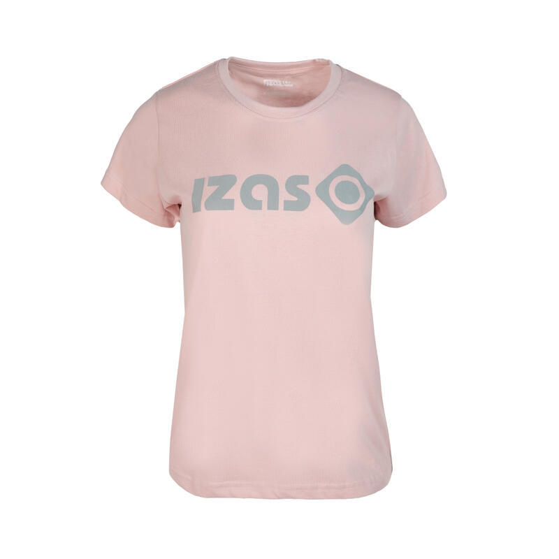 T-shirt desportiva de manga curta 100% algodão para mulher Izas MORAN