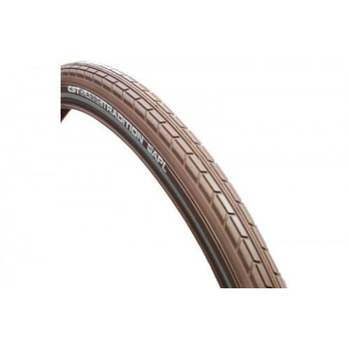 Opona Tradition Classic Line 28 X 1.75" / 47-622 Mm - Brązowa Z Odblaskiem