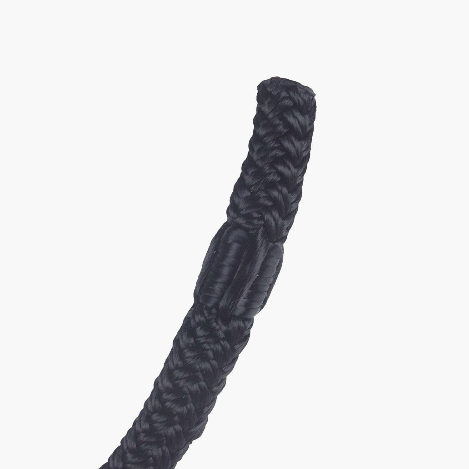 Lomo Dock Line / Mooring Line, 9.5mm x 4.6m Double Braided Nylon Rope - Black 5/5