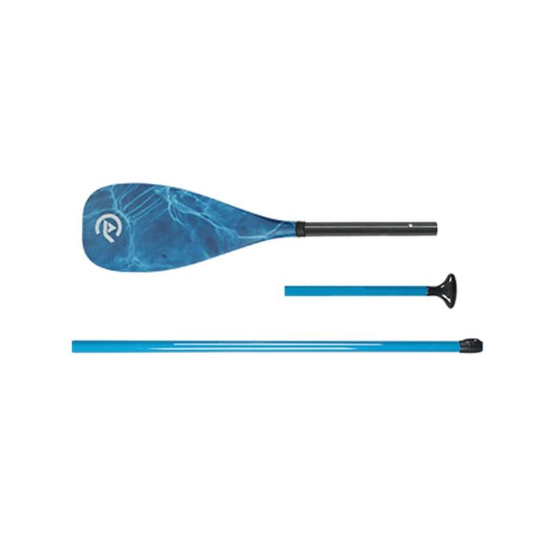 Pagaia SUP 100% carbonio - 3 sezioni - 165-215 cm - 630g - Coasto Feather