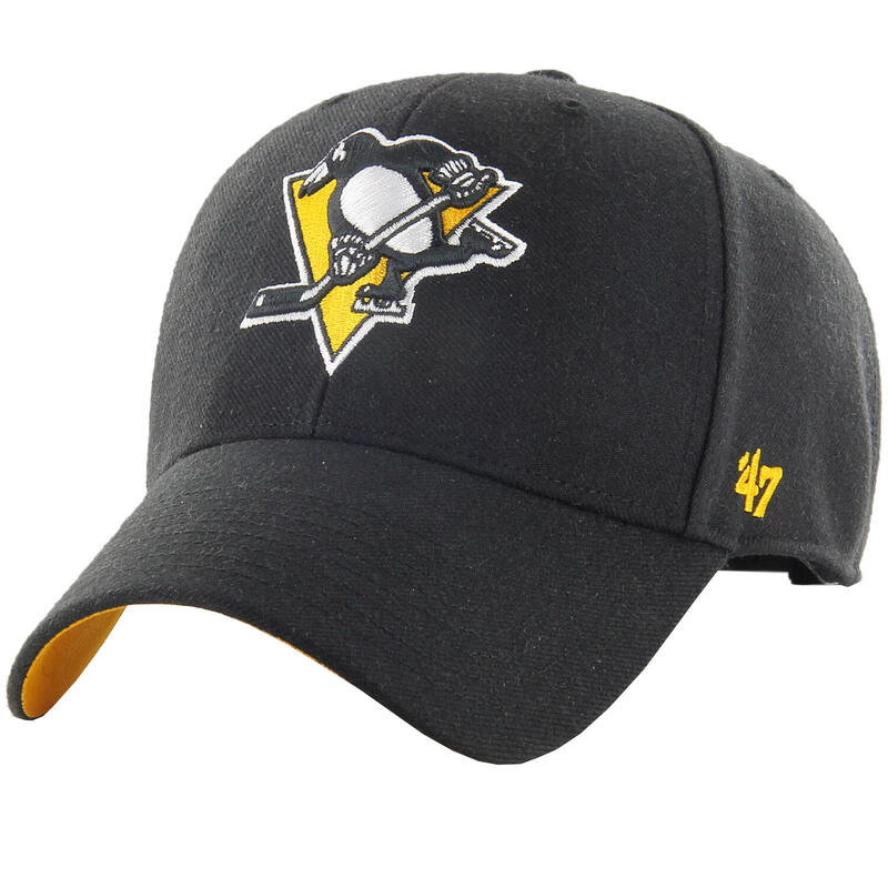Férfi baseball sapka, 47 Brand NHL Pittsburgh Penguins Ballpark Cap, fekete