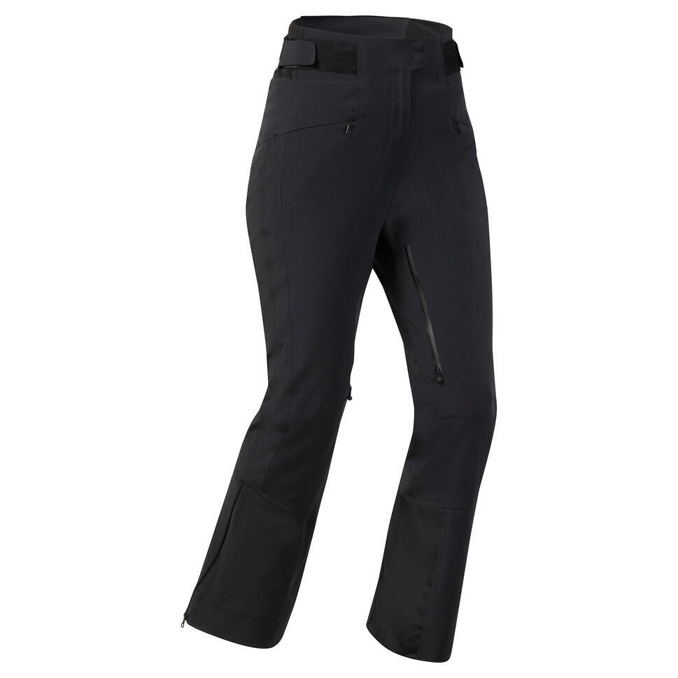 WEDZE Refurbished Womens Ski Trousers 900 - Black - A Grade