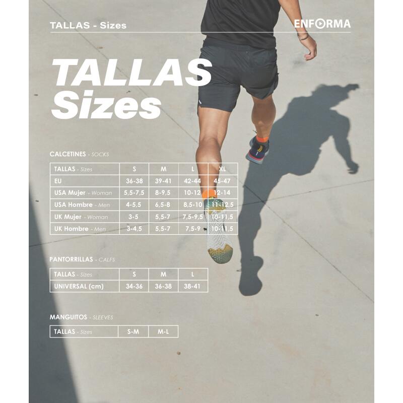 Calza tecnica (trail)running tessuto antibatterico e antiodore 7/7