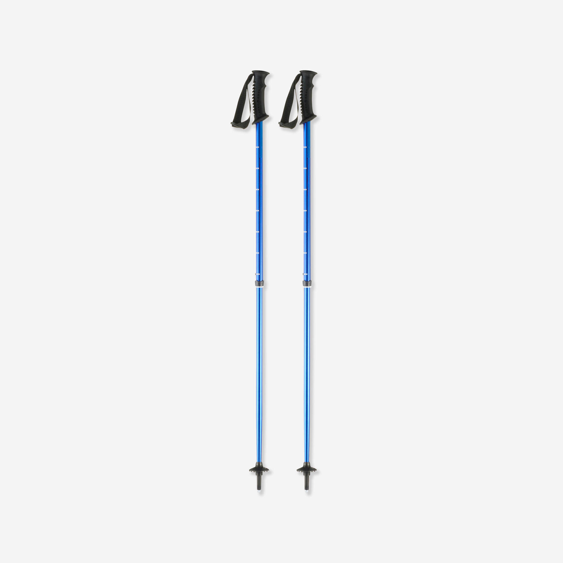 WEDZE REFURBISHED KIDS PUSH PIN SKI POLES - BLUE - B GRADE