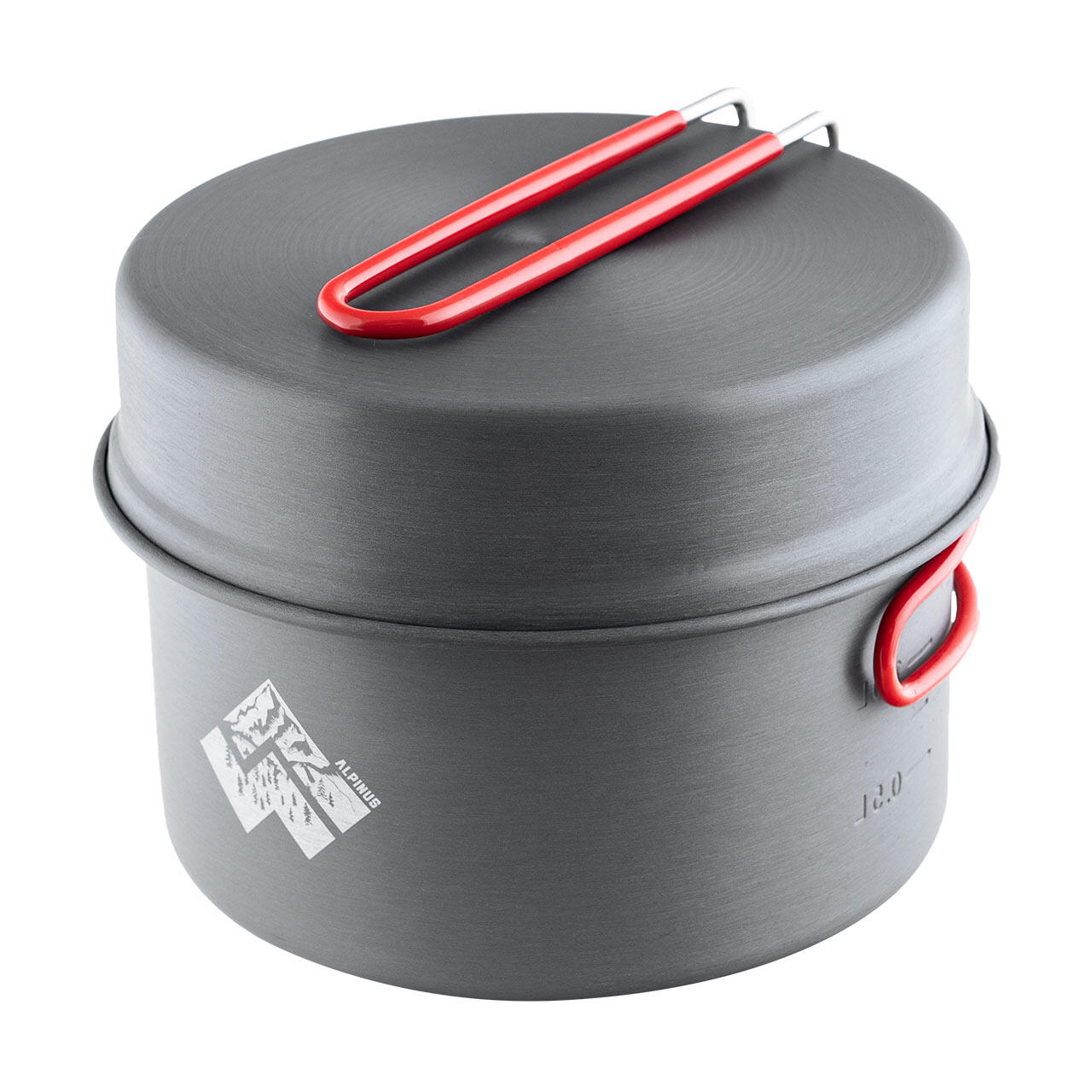 Alpinus - Popote De Camping Alpinus Santiago - Popote - Gris|rouge - Taille Unique - Decathlon