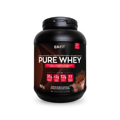 Eafit pure whey dubbele chocolade eiwitpoeder 850g