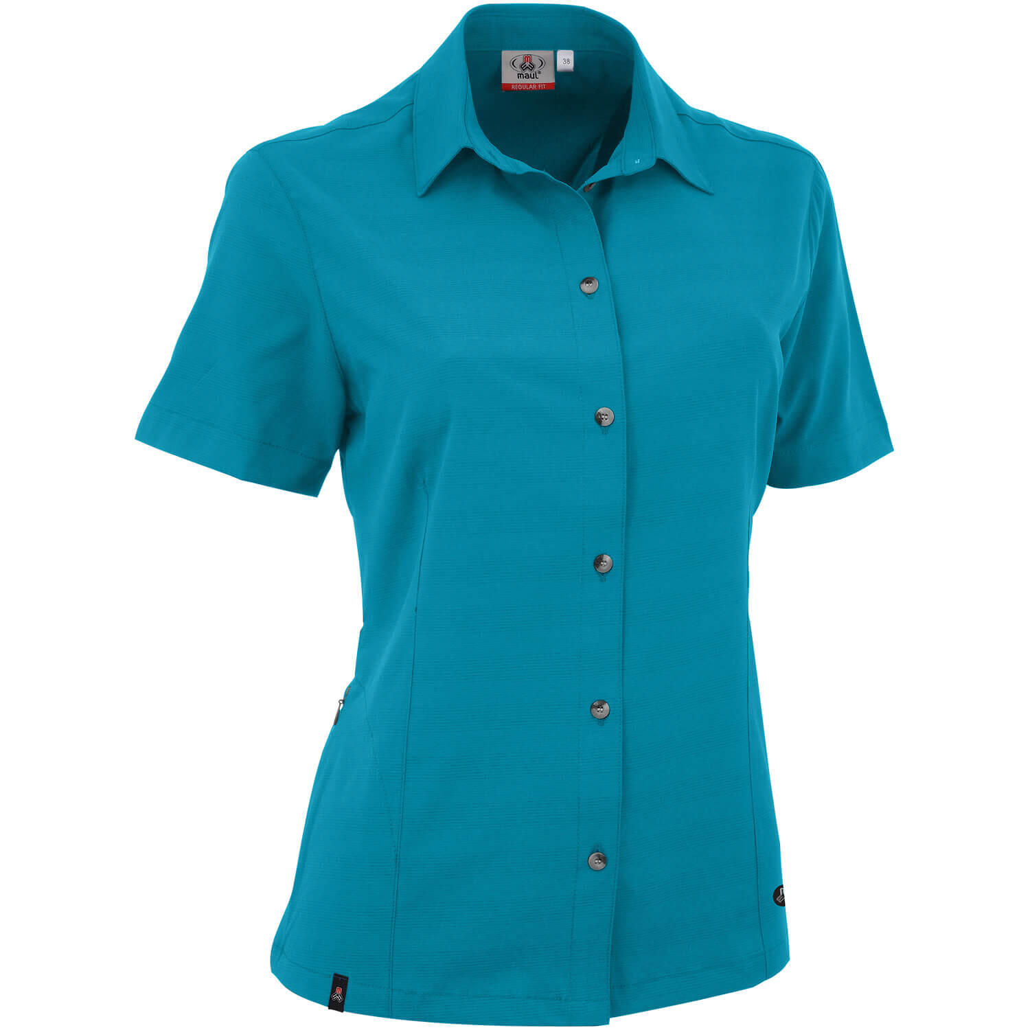 Damen Bluse Halserspitze 1/1