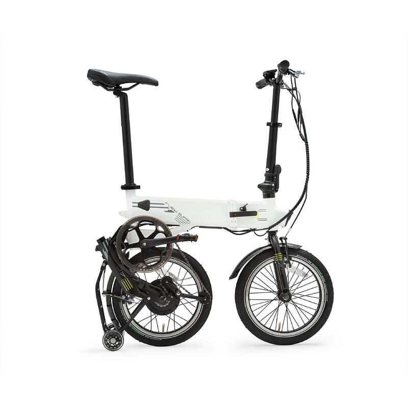Bicicleta eléctrica plegable Supra 4.0 lite White | Hasta 50km - Batería 7.8Ah