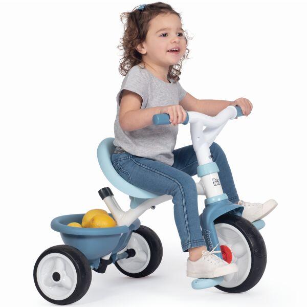 Smoby: Be Move Comfort szülőkaros tricikli - világos kék