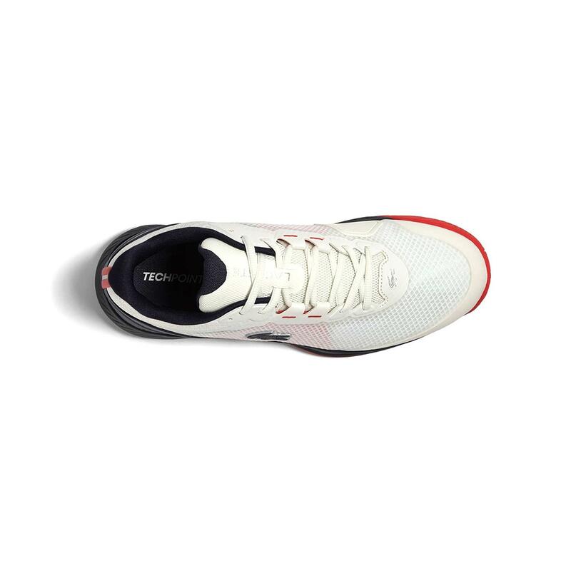 Lacoste Tech Point Blanco Rojo 45m015 Wn1