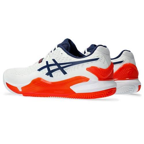 Asics Gel-resolution 9 Clay Blanco Azul 5/5