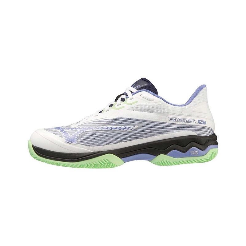 Mizuno Wave Exceed Light 2 Padel Blanco Verde