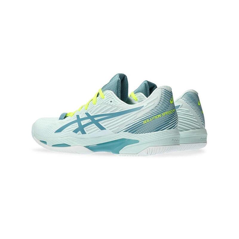 Asics Solution Speed Ff 2 Blanco Azul Mujer 1042a136 405
