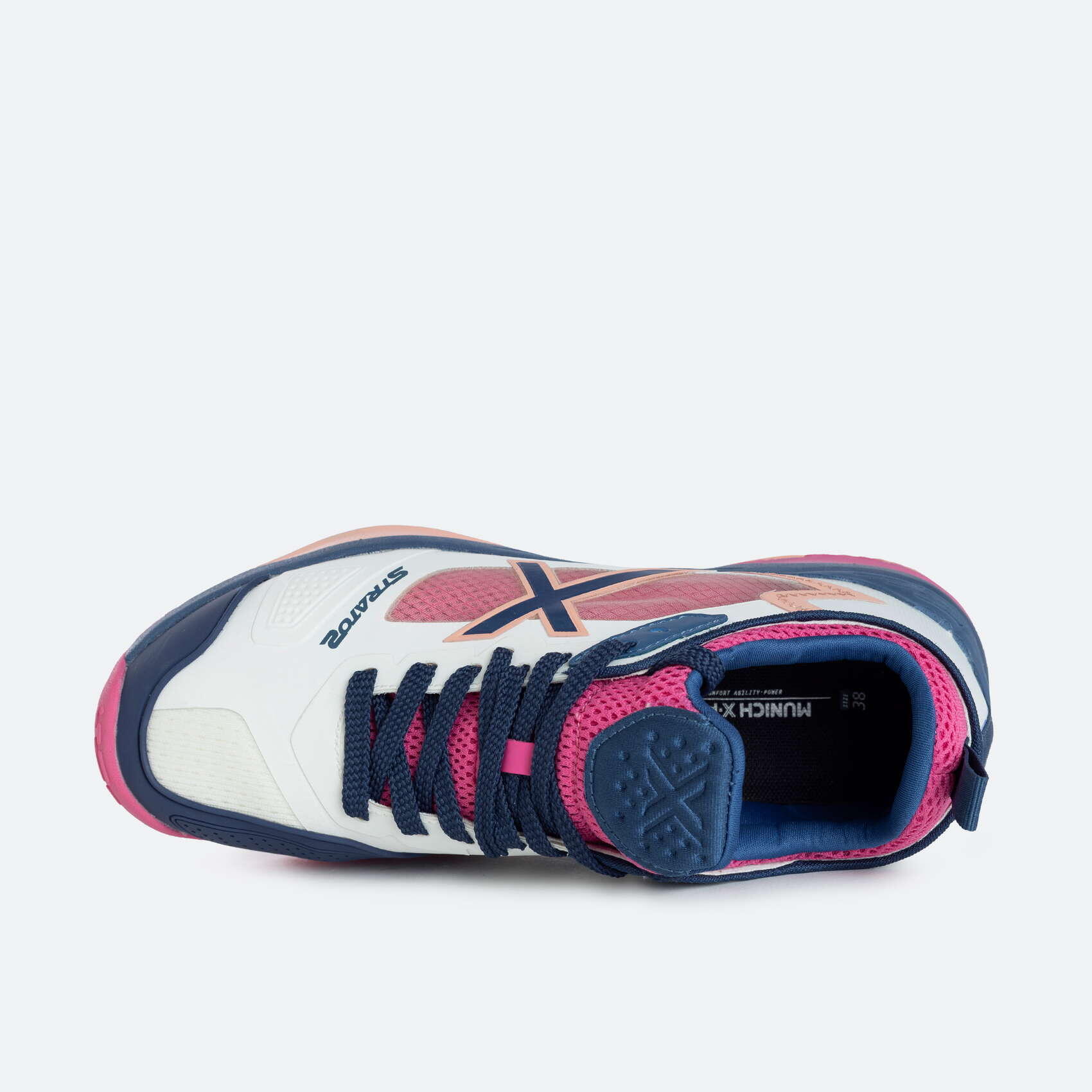 Zapatilla de pádel MUNICH Stratos blanca 3/5