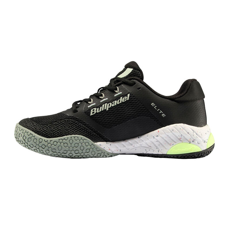 Zapatillas pádel mujer alto rendimiento Bullpadel Elite 24v, negro