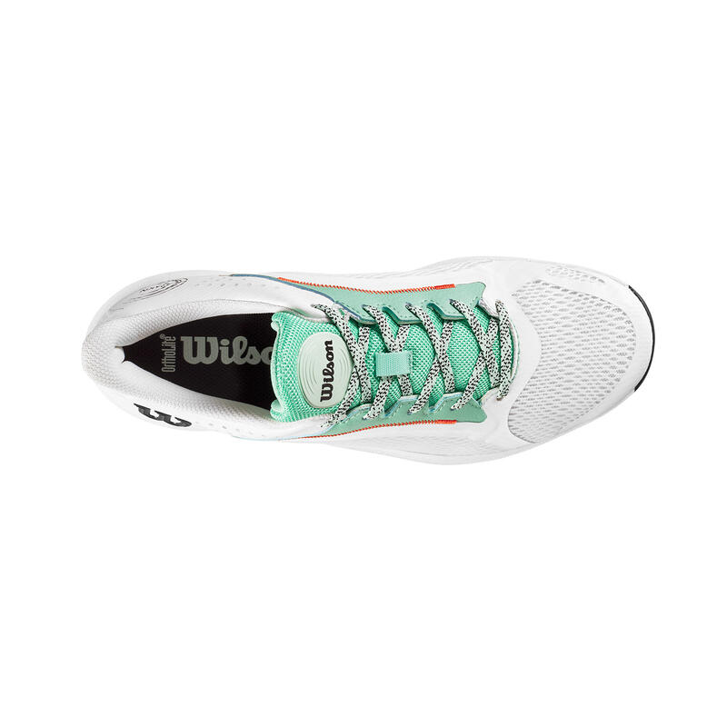Sapatos De Mulher Wilson Hurakn 2.0 Wrs331180 Brancos E Verdes